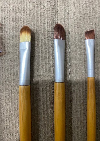 Bej Makyaj Fırça Seti 5 Parça - Görsel 3