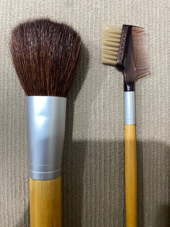 Bej Makyaj Fırça Seti 5 Parça - Görsel 2