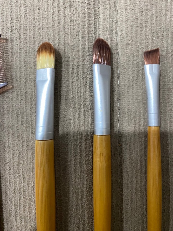 Bej Makyaj Fırça Seti 5 Parça - Görsel 3