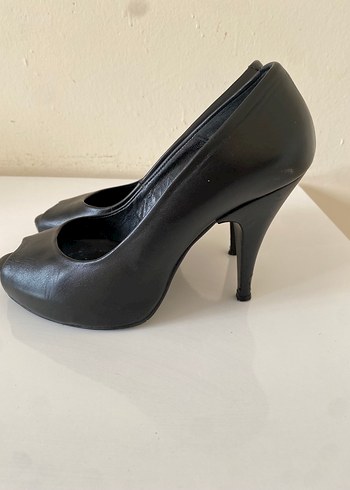 Divarese DIARESE Siyah Platform Topuklu Kadın Stiletto