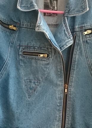 m Beden mavi Renk Vintage ceket 