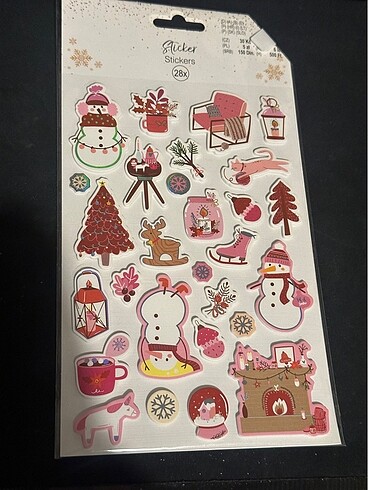 Kabartmalı sticker