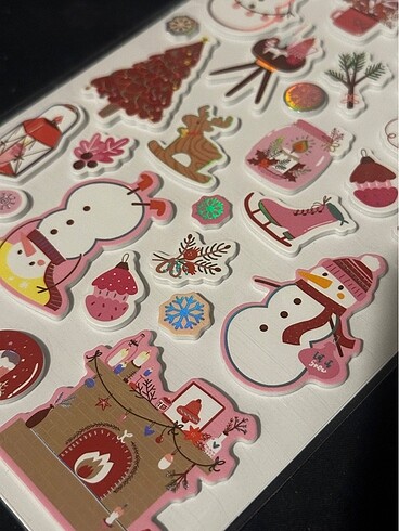  Beden Kabartmalı sticker