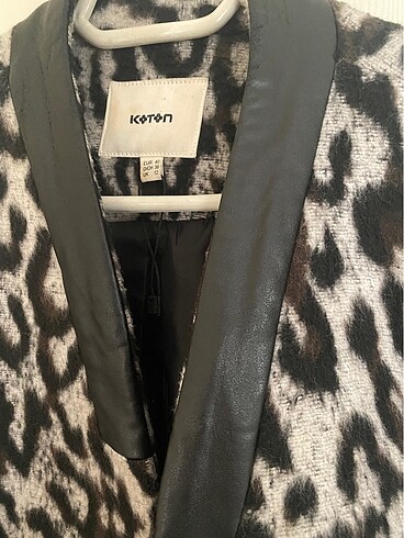 40 Beden Gri leopar kaban