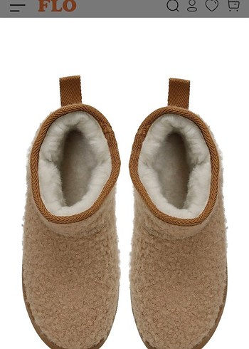 Bej Kürklü Kadın Dolgu Taban Bot - Görsel 3