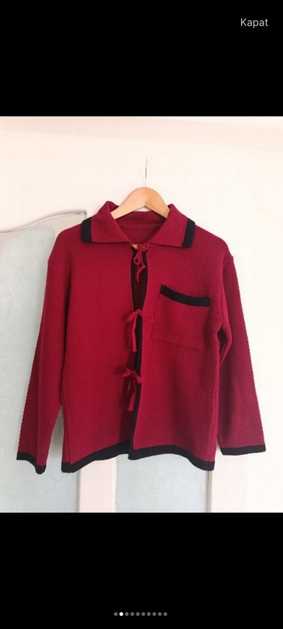 Bordo Kadın Uzun Kollu Kürklü Takım - Görsel 2