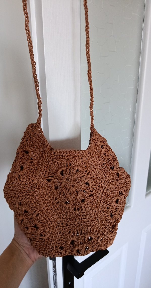 Dantel Detaylı Bohem Örgü Kadın Çanta - Görsel 2