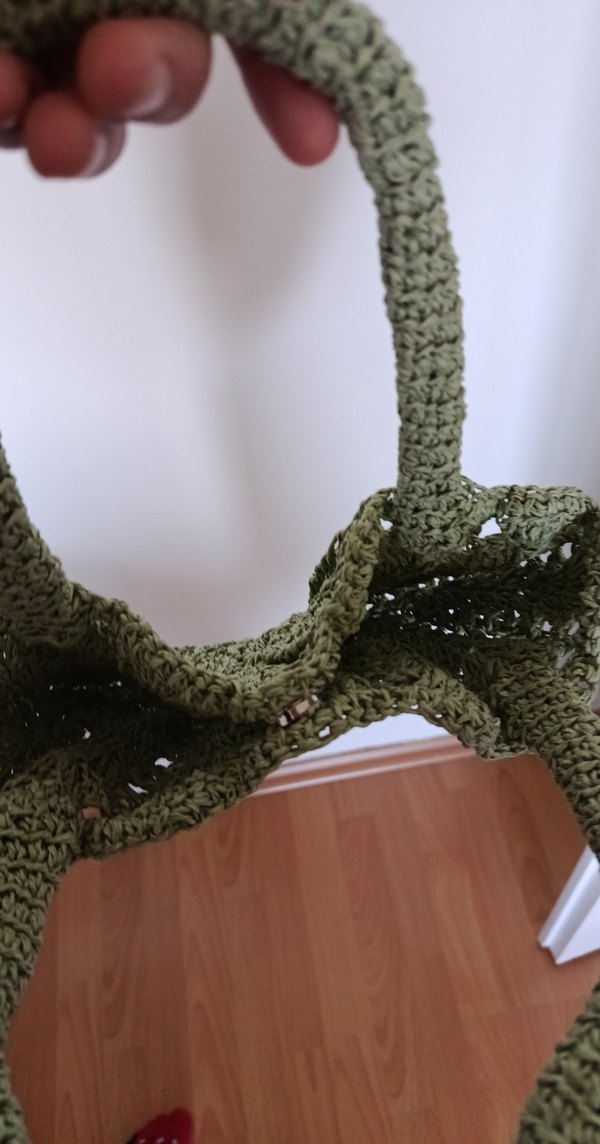 Turkuaz Örgü Kadın Çanta - Görsel 3