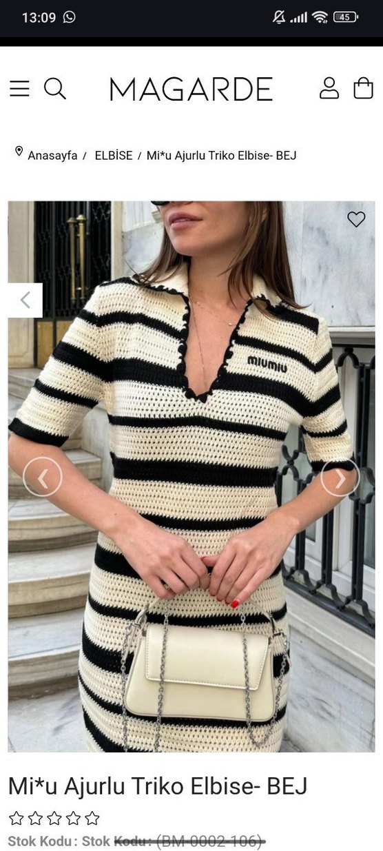 miumiu elbise - Görsel 2