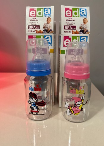 Renkli BPA İçermeyen Bebek Biberonu 125 ml