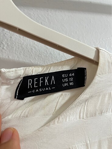 universal Beden beyaz Renk Refika tunik gömlek
