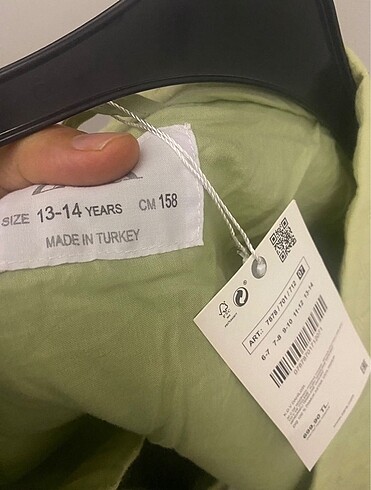 13-14 Yaş Beden zara ceket sıfır ürün