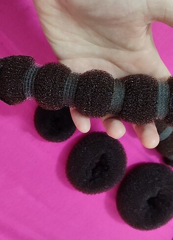 Sünger saç topuz tokası - Görsel 8