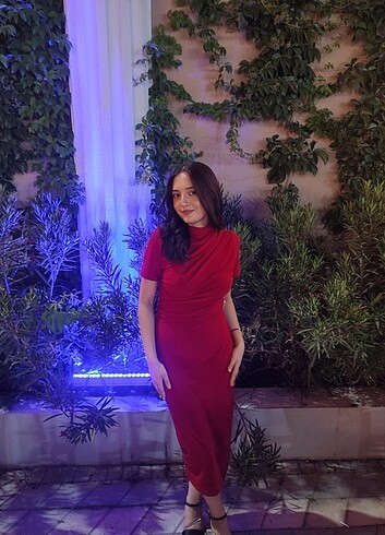 Zara uzun elbise 