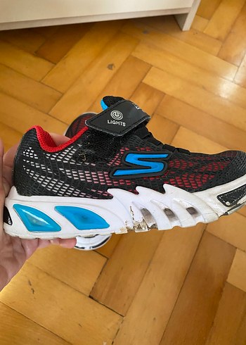 Skechers Renkli Erkek Çocuk Spor Ayakkabı Velcro - Görsel 3