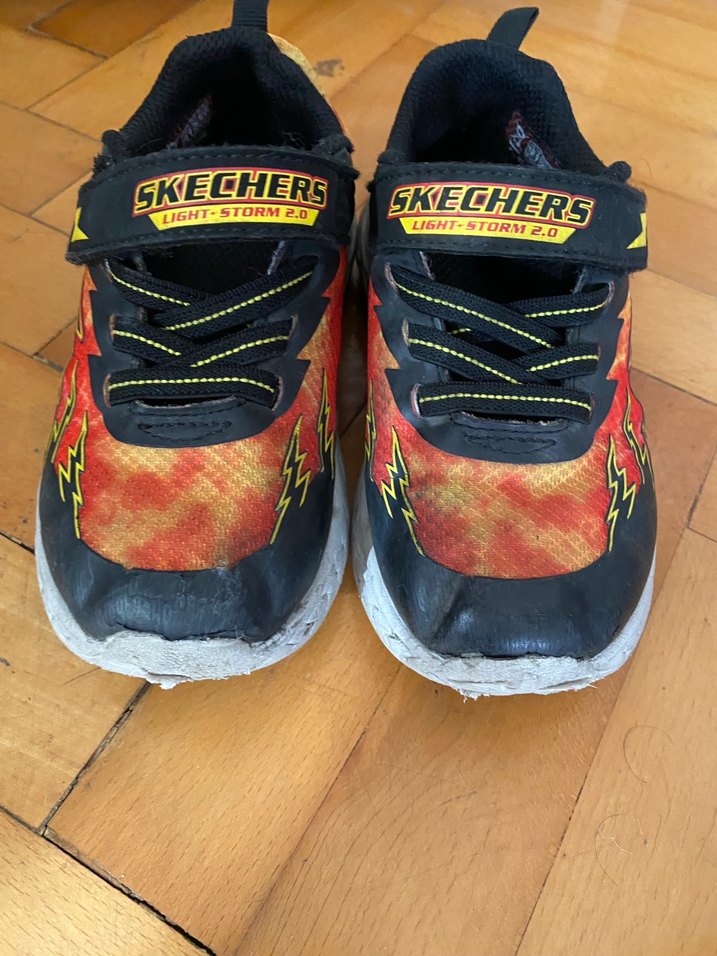 Renkli Bağcıksız Erkek Çocuk Spor Ayakkabı - Görsel 3