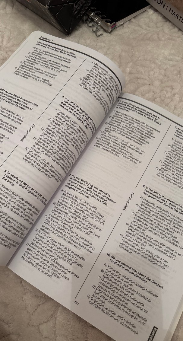 YDS Reading Strategies Kitap - Görsel 3