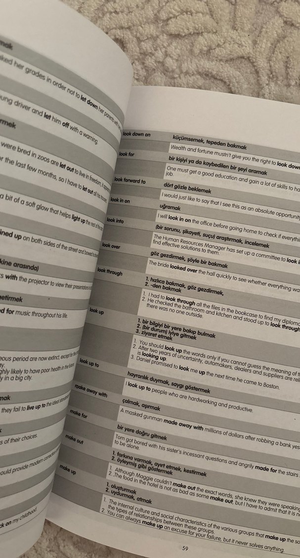 Excellence Grade 11 Phrasal Verbs Kitabı - Görsel 2