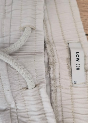 Erkek ekru Regular Fit Pamuk Pantolon - Görsel 2