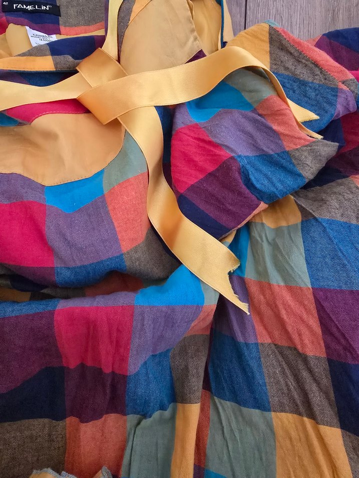 Renkli Piliseli Uzun Bohem Etek - Görsel 5