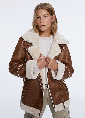 s Beden Stradivarius biker mont