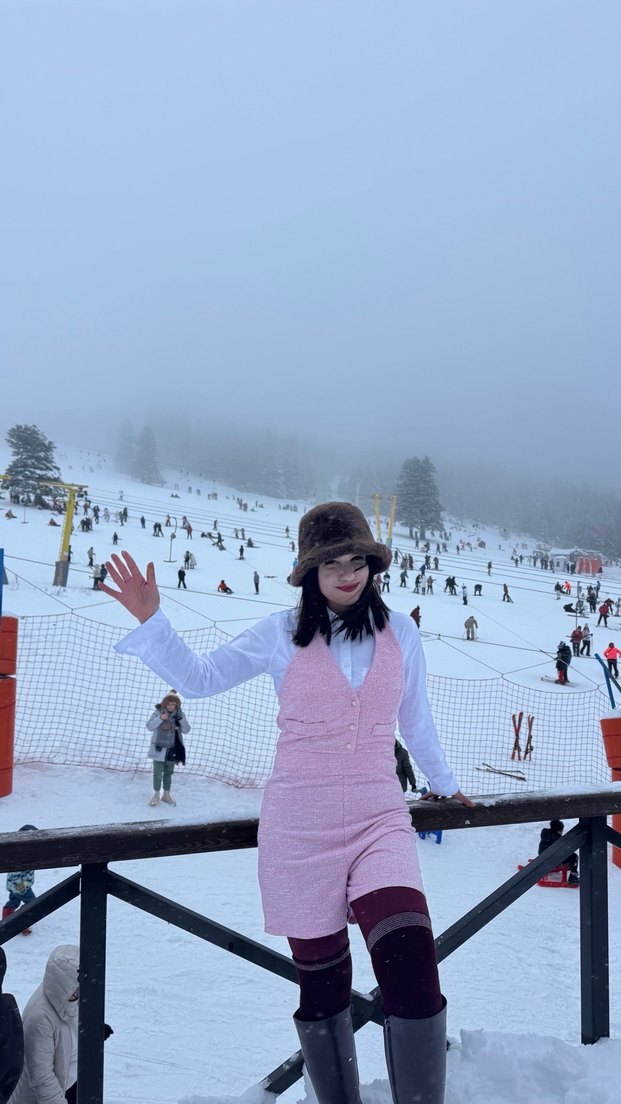 Pembe  Kadın Tulum - Görsel 2