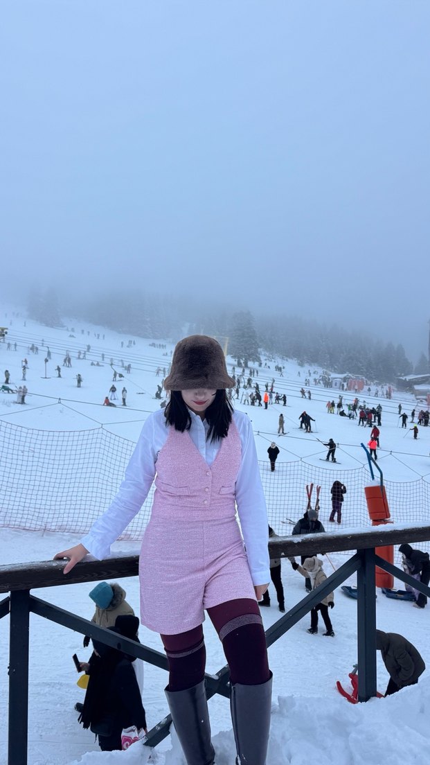 Pembe  Kadın Tulum - Görsel 4