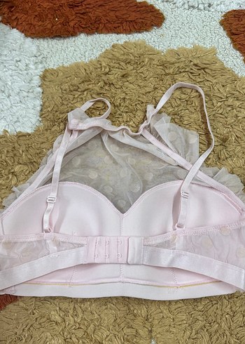 Pastel Pembe Bohem Midi Sütyen - Görsel 2