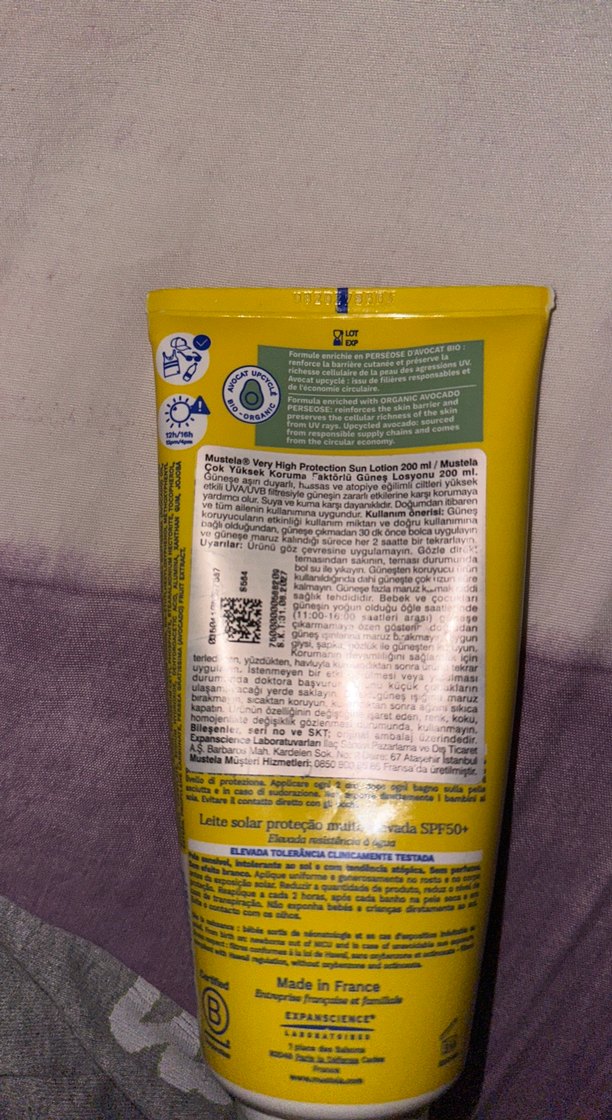 Mustela SPF 50+ Yüksek Koruma Güneş Losyonu 200 ml - Görsel 3