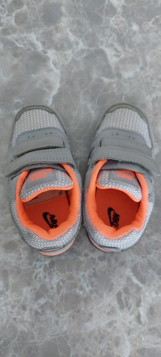 Gri unisex Çocuk Cırtcırtlı Spor Ayakkabı - Görsel 3