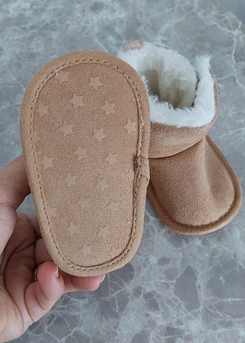 Kız Çocuk Bej Kürklü Bot - Görsel 5