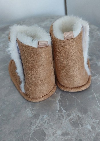 Kız Çocuk Bej Kürklü Bot - Görsel 3