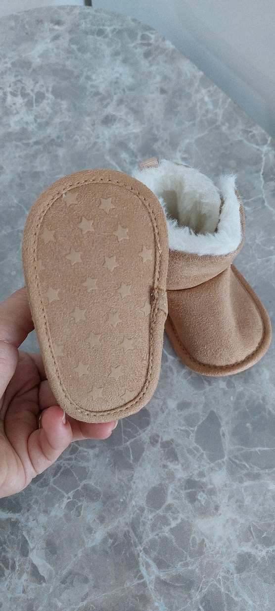 Kız Çocuk Bej Kürklü Bot - Görsel 5