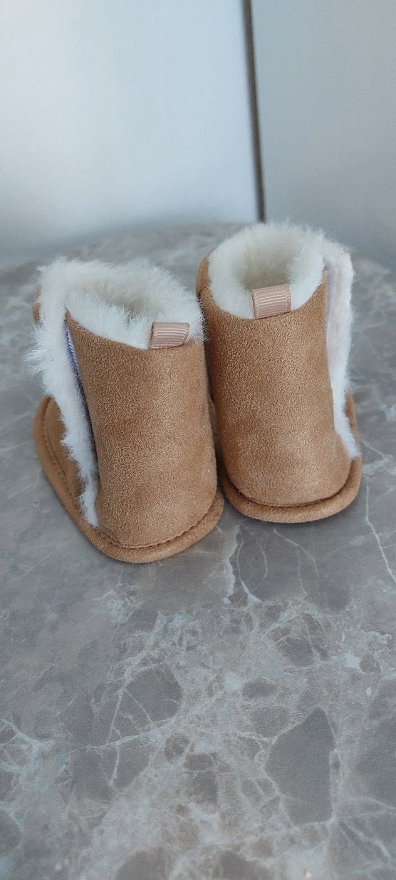 Kız Çocuk Bej Kürklü Bot - Görsel 3