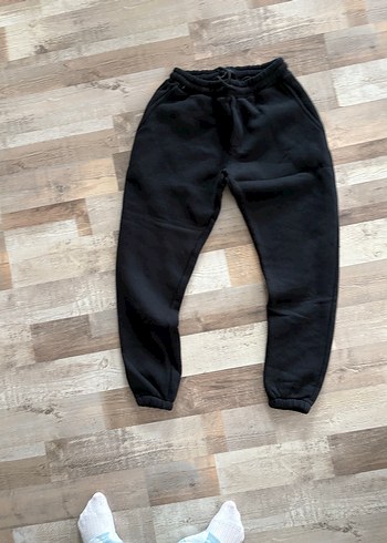 Siyah Rahat Kesim Erkek Eşofman Altı - Görsel 2