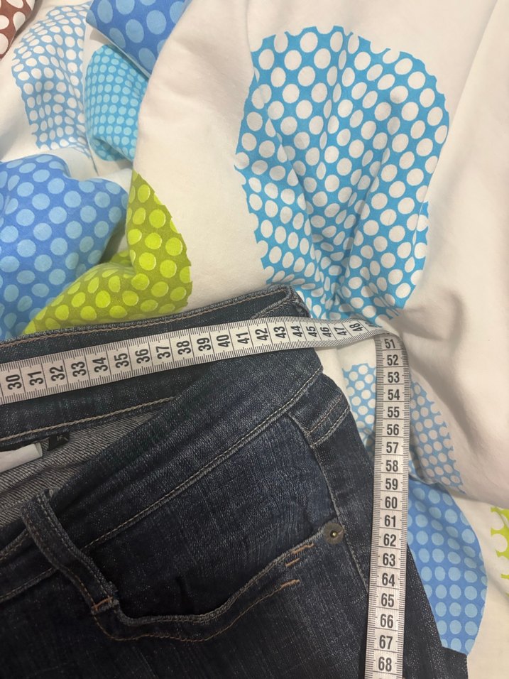 Kadın Lacivert Denim Regular Fit Pantolon - Görsel 4