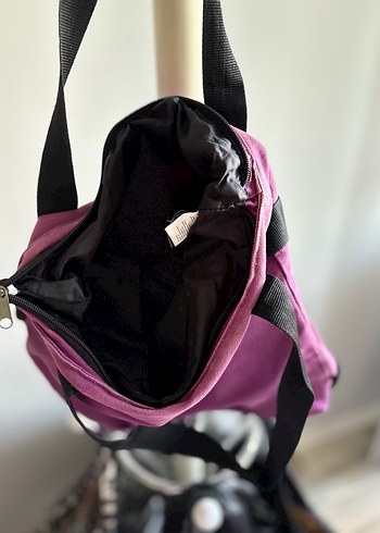 Fermuarlı Mor Kadın Omuz Çantası Y2k gotim fairycore bohem etnik - Görsel 2