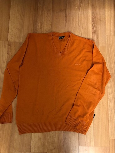 Turuncu vintage erkek unisex kazak süveter Zara mango Manuka Suu