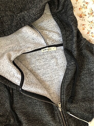 l Beden gri Renk Lcwaikiki defacto Zara erkek kadın kapüşonlu Sweat hırka