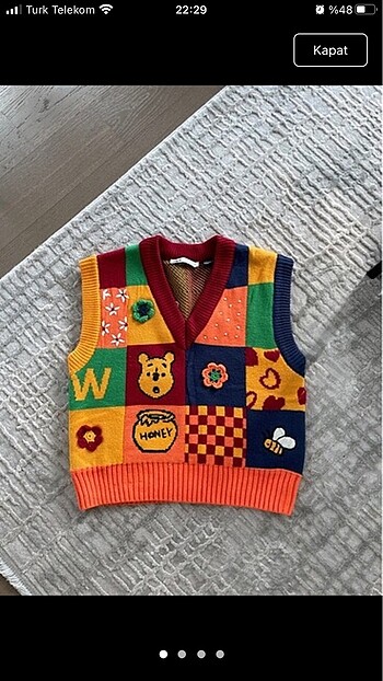 Zara wimize tur pooh süveter