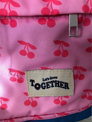 Kız çocuk pembe mavi sırt okul çantası - Görsel 5