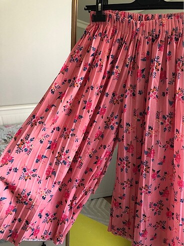 Pembe pileli kız çocuk pantolon Zara mango h&m lcw