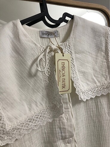 Suud Collection Eminoş Butik Beyaz Müslin Gömlek bluz suud manuka zara h&m