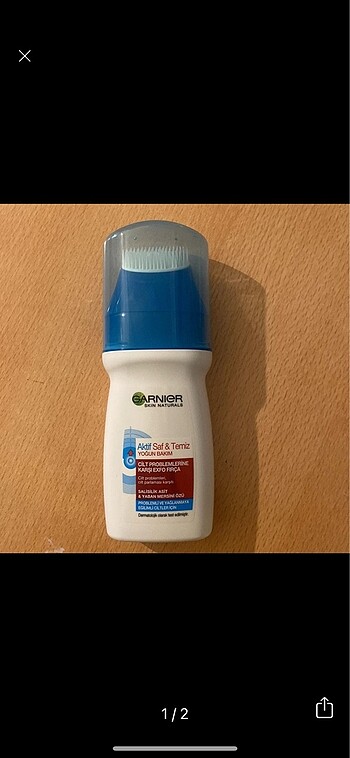 Garnier yüz yıkama jeli fırçalı