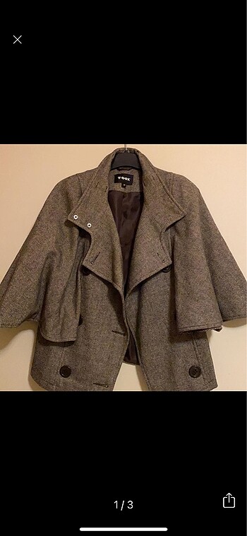 Yarasa kol oversize ceket