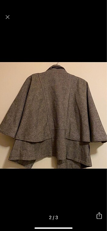 Topshop Yarasa kol oversize ceket