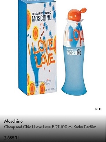 Love moschino cheap and chic portakal