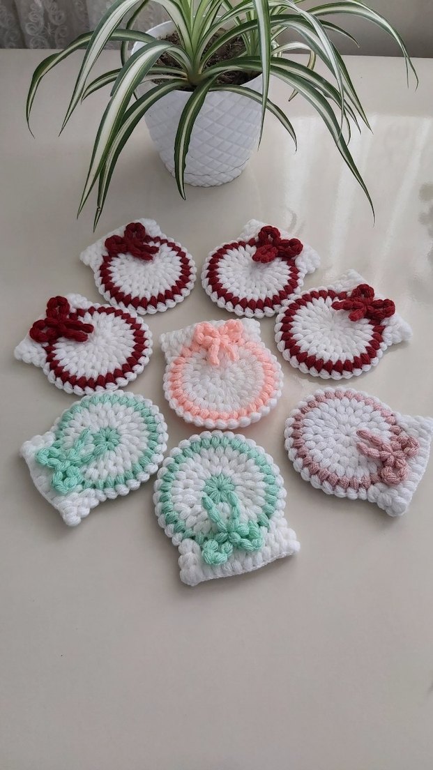 El Örgüsü Renkli yüz lifleri - Görsel 2