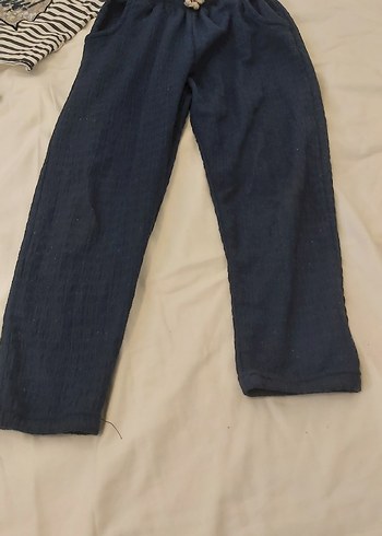 Diğer Gri Mavi Bel Bantlı Kot Pantolon