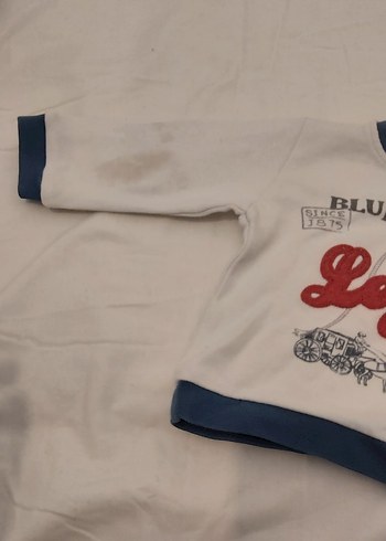 Diğer Beyaz Erkek bebek Uzun Kollu Sweatshirt